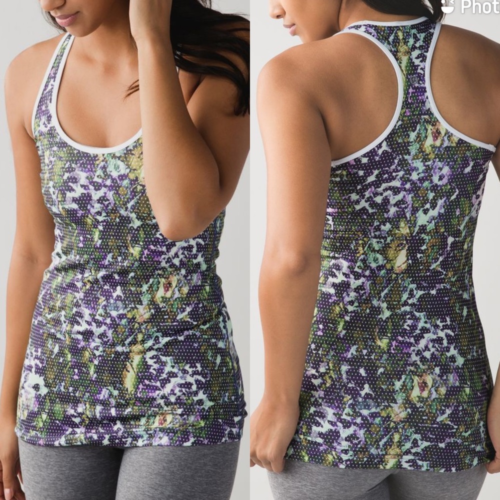 Lululemon Cool Racerback Floral Sport